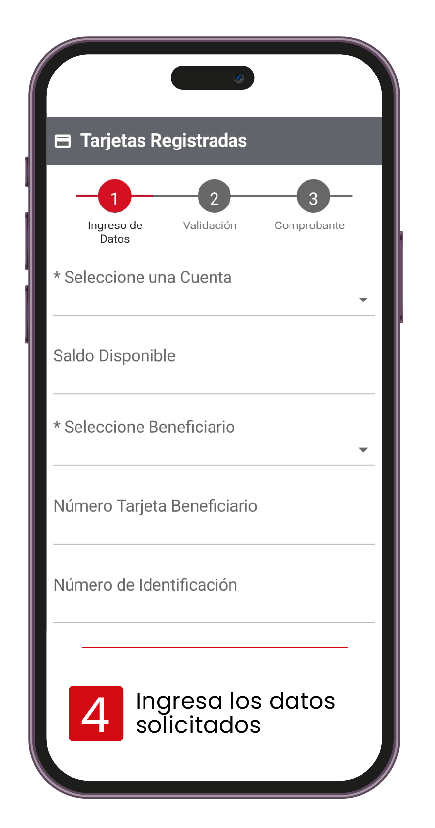 Pasos pagar Tarjeta de Crédito
